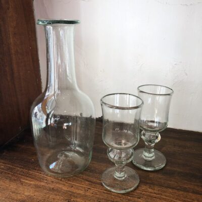 la-soufflerie-carola-carafe-transparent-hand-blown-recycled-glass