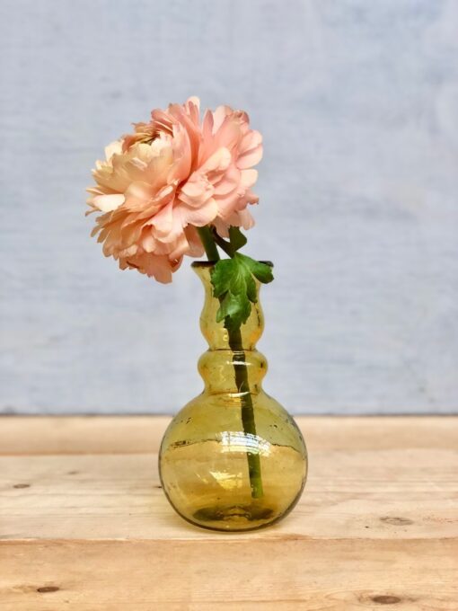 la-soufflerie-laveno-montebello-yellow-vase-bud-vase-with-dahlia-flower