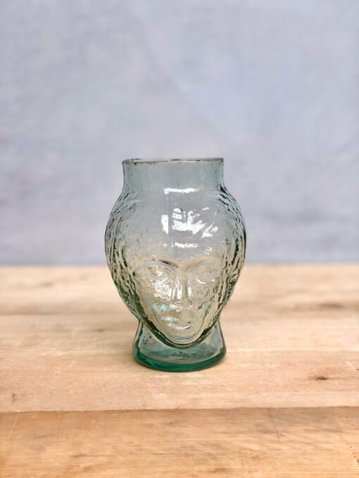 la-soufflerie-deborah-glass-vase-head-shaped-transparent-hand-blown-recycled-glass