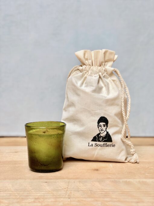 la-soufflerie-Votive-Bougie-Color-Mix-Green-Olive-hand-poured-candle