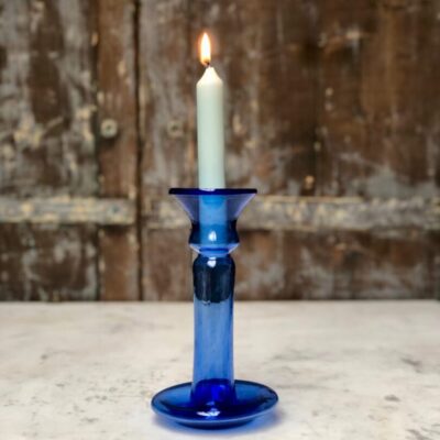 la-soufflerie-porta-candele-dark-blue-candlestick-holder-hand-blown-recycled-glass