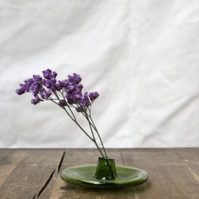 incense-holder-olive-bud-vase-hand-blown-recycled-glass
