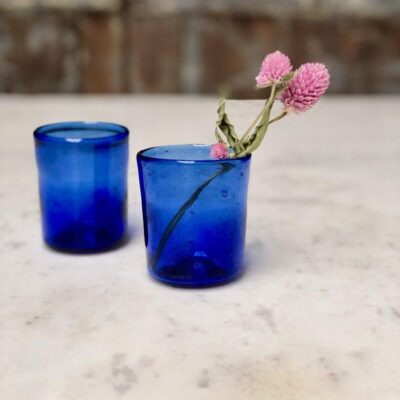 la-soufflerie-lyonnais-quinquet-blue-drinking-glass-with-flower