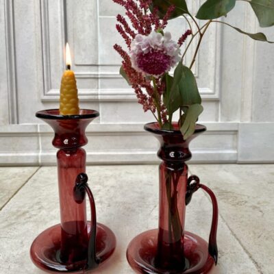 la-soufflerie-porta-candele-with-handle-framboise-candlestick-holder-bud-vase