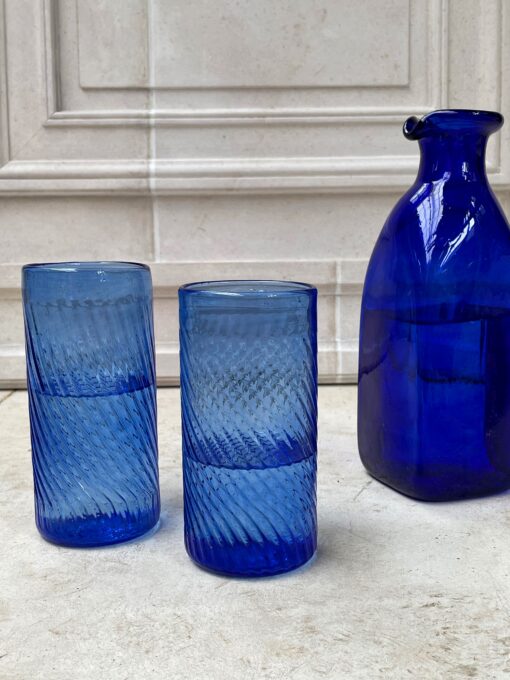 la-soufflerie-ice-tea-venezia-light-blue-beveled-drinking-glasses