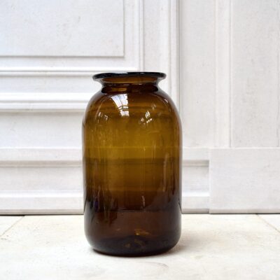 la-soufflerie-pharmacy-grand-dark-brown-vase-bud-vase-hand-blown-recycled-glass