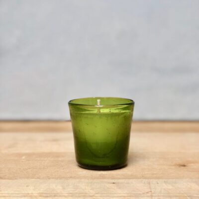 2019-la-soufflerie-votive-bougie-olive-candle-hand-blown-recycled-glass