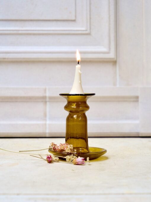 la-soufflerie-porta-candele-piccolo-miel-candle-holder-hand-blown-recycled-glass