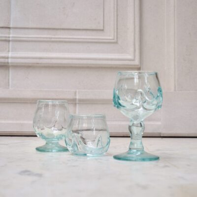 la-soufflerie-nénuphar-court-transparent-drinking-glass-hand-blown-recycled-glass