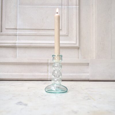 la-soufflerie-bougeoir-bulles-transparent-candle-holder-hand-blown-recycled-glass