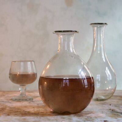 la-soufflerie-bistrot-rond-transparent-carafe-decantor-bottle-hand-blown-recycled-glass